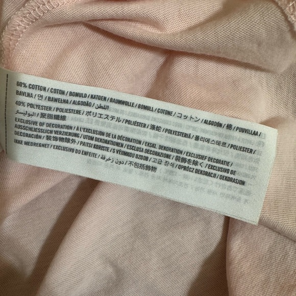 Abercrombie & Fitch Logo Graphic Tee Pink Short Sleeve T-Shirt Size M - Picture 6 of 7